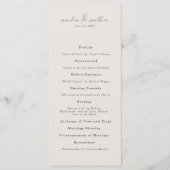 Programme classique de mariage à la crème et au ch (Devant)