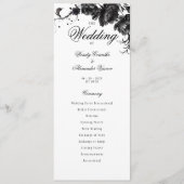 Programme classique de Mariage blanc gothique (Devant)