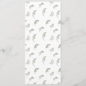 Programme classique monogrammed sauge vert la crête mariage (Dos)