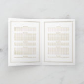 Programme Classique Or Religieux Baptême & Christening (Intérieur)