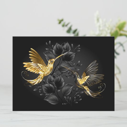 Programme Colibri noir et or (Debout devant)