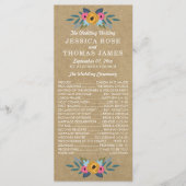 Programme Collection de Mariages de couronnes florales Kraft (Devant)