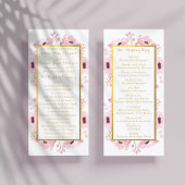 Programme Collection de Mariages floraux rose-printemps