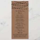 Programme Collection de Mariages Rustic Kraft (Dos)