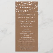 Programme Collection de Mariages Rustic Kraft (Devant)