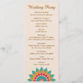 Programme Coloré Ethnic Mandala Bold & Bright Mariage (Dos)