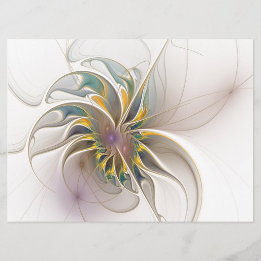 Programme Colorful fractal ornament. Flower art (Devant)