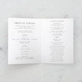 Programme commémoratif de célébration de la vie av (Intérieur)