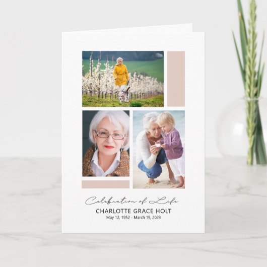 Programme commémoratif de la Galerie moderne (Devant)