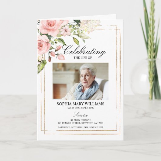 Programme commémoratif de l'Ordre funéraire de Blu (Devant)