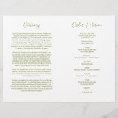 Programme commémoratif de l'ordre funéraire du ser (Dos)