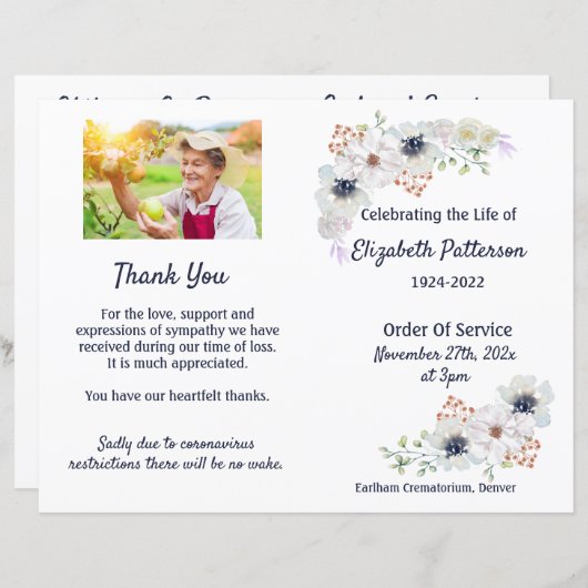 Programme commémoratif de l'ordre funéraire du ser (Devant / Derrière)