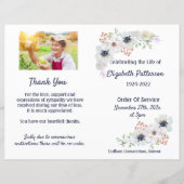 Programme commémoratif de l'ordre funéraire du ser (Devant)