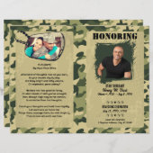 Programme commémoratif militaire de la fatigue de  (Devant / Derrière)