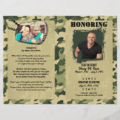 Programme commémoratif militaire de la fatigue de  (Devant)