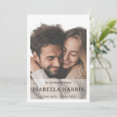 Programme Conception de service photo de mémorial moderne (Debout devant)