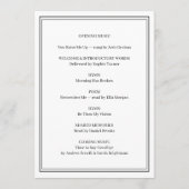 Programme Conception Élégante de Service Funéraire Classique (Dos)