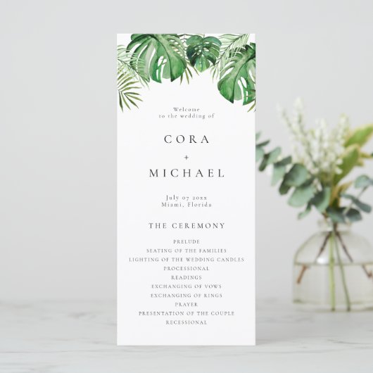 Programme CORA Tropical Beach Destination Wedding Program (Debout devant)