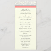 Programme Coral Grey Off White Mariage damassé (Devant)