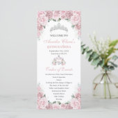 Programme Cortège Floral Rose Tendre de Quinceañera Commande (Debout devant)