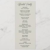 Programme Côte Bleue Tropical Beach Destination Mariage (Dos)