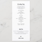 Programme Coucher de soleil dans le désert aquarelle program (Dos)