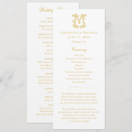 Programme COULEURS ÉDITABLES CM Monogramme MC Monogramme Pro (Devant / Derrière)