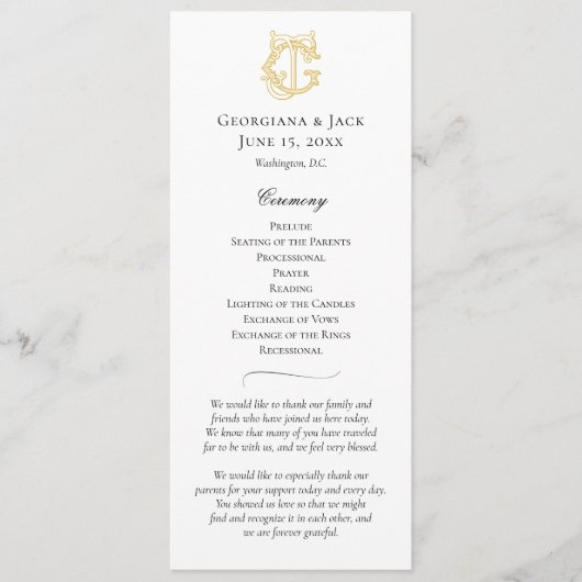 Programme COULEURS ÉDITABLES GJ Monogramme JG Monogramme (Devant)