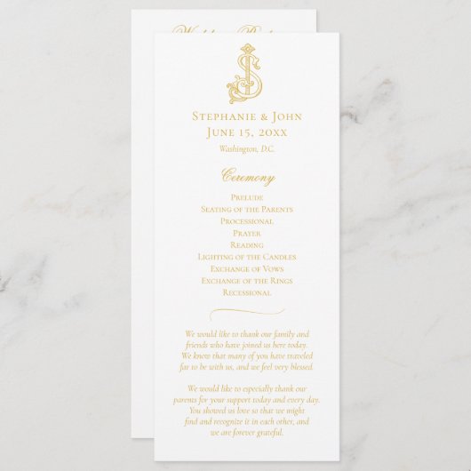 Programme COULEURS ÉDITABLES SJ Monogramme JS Monogramme (Devant / Derrière)