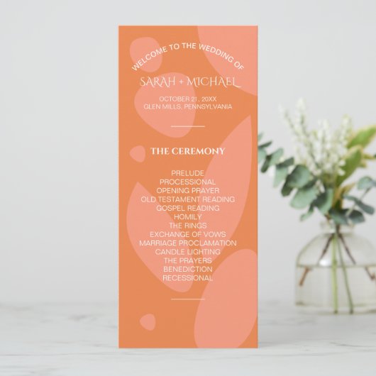 Programme Couleurs modernes Mariage Collage (Debout devant)