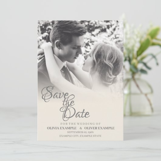 Programme Couple mariage en monochrome (Debout devant)