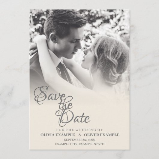 Programme Couple mariage en monochrome (Devant)