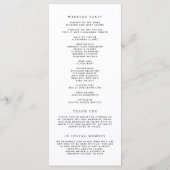 Programme Couronne florale de mariage aux hortensias bleus a (Dos)