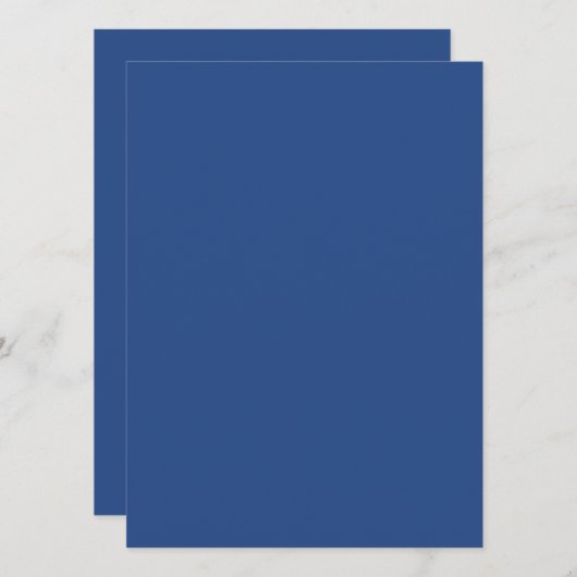 Programme Créer votre propre - Bleu profond (Devant / Derrière)