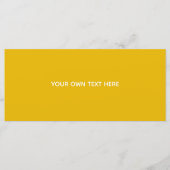 Programme Créez votre propre design personnalisé jaune (Devant)