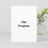 Programme Créez Votre Propre Entreprise Simple 5" x 7" à Pla (Debout devant)