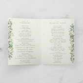 Programme Crème Snowberry+Eucalyptus Mariage d'hiver plié (Intérieur)