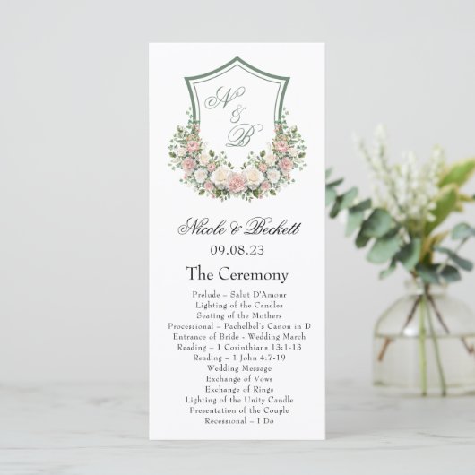 Programme Crête florale rose (Debout devant)