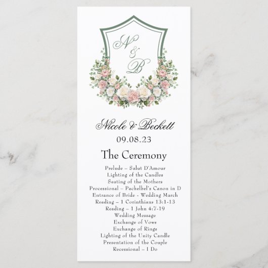 Programme Crête florale rose (Devant)