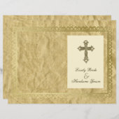 Programme Croix catholique vintage (Devant / Derrière)