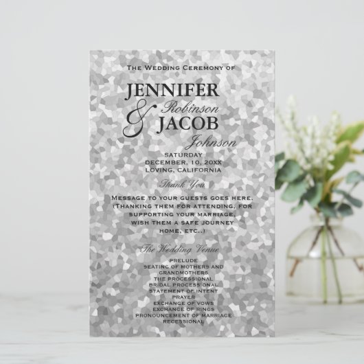 Programme | Crystal Silver (Debout devant)