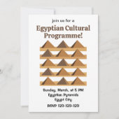 Programme culturel sur le modèle des pyramides égy (Devant)