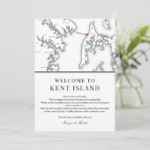 Programme d'accueil du Mariage Chesapeake Bay Beac (Debout devant)