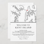 Programme d'accueil du Mariage Chesapeake Bay Beac (Devant / Derrière)