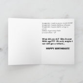 Programme d'anniversaire (Intérieur)