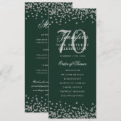 Programme d'anniversaire 70e Menu Merci U Silver G (Devant / Derrière)