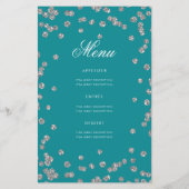 Programme d'anniversaire 80th Silver Turquoise Par (Dos)