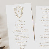 Programme DAPHNE Elegant Gold White Classic Mariage