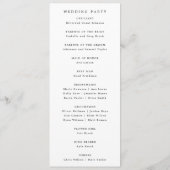 Programme DAPHNE Verdure Noir Blanc Cimetière Monogramme Mar (Dos)