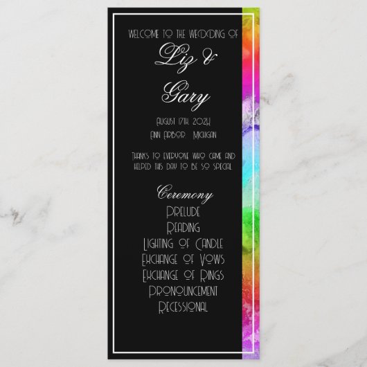 Programme d'aquarelle à l'alcool arc-en-ciel (Devant)